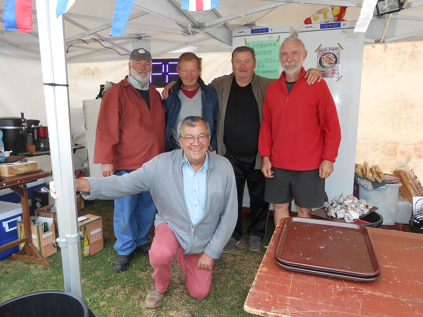 Eric,Norbert,Gérard,Julien et Jean-Paul